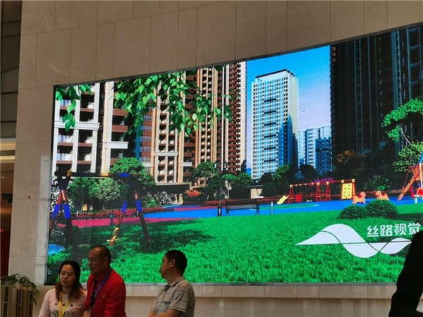20 sqm indoor P2.5 HD high refresh led video wall for famous estate company