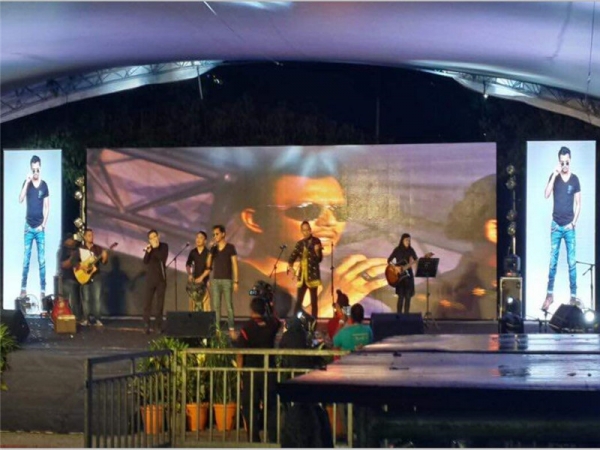 Indoor P3.91 event rental led screen